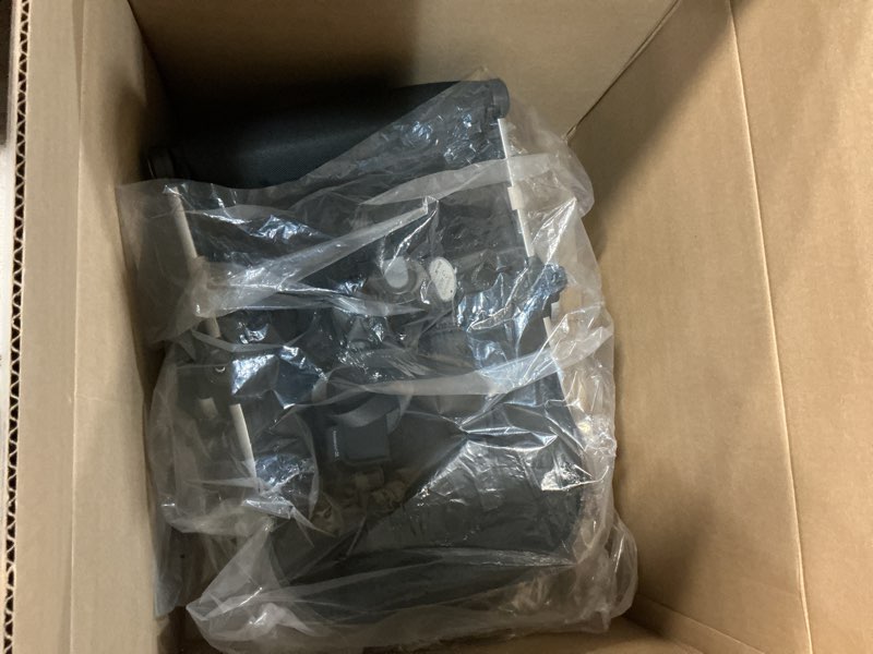 Condition photo showing As Is for uppababy rumbleseat v2+ second lower seat/compatible with vista v2 and vista v3 / adapters, bumper bar, bug shield included/jordan (charcoal mélange/silver frame/black leather) jordan (charcoal mélange)