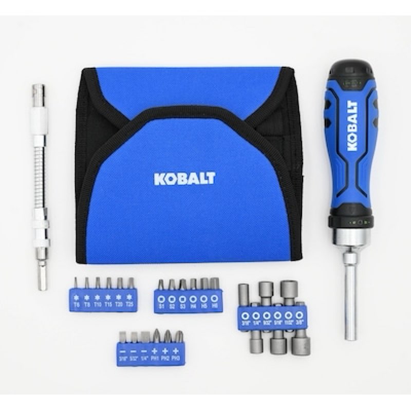 kobalt 27 -piece 3-in ratcheting multi-bit screwdriver set