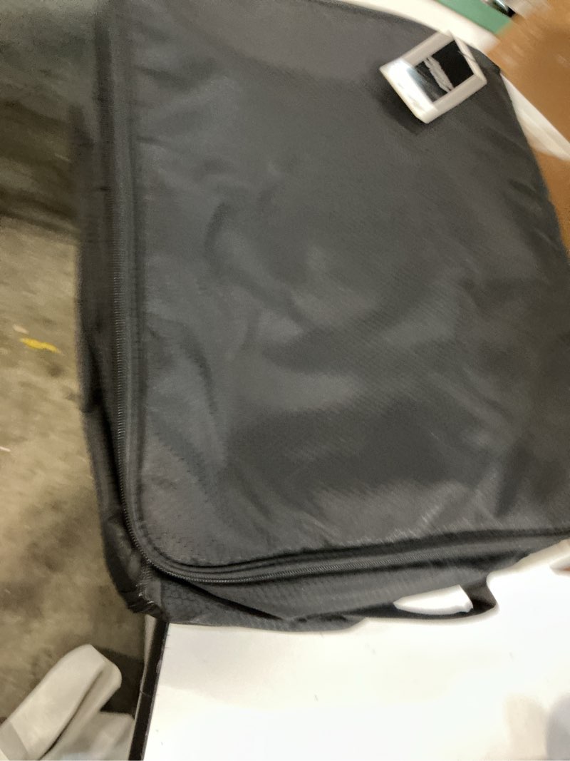 Condition photo showing Good Condition for YOREPEK 2 Layer Golf Trunk Organizer, Golf Gifts for Men with Separate Ventilated Compartment for 2 Pair Shoes, Waterproof Car Trunk Locker for Balls, Tees, Clothes, Gloves, Gifts for Golfers Large-Black