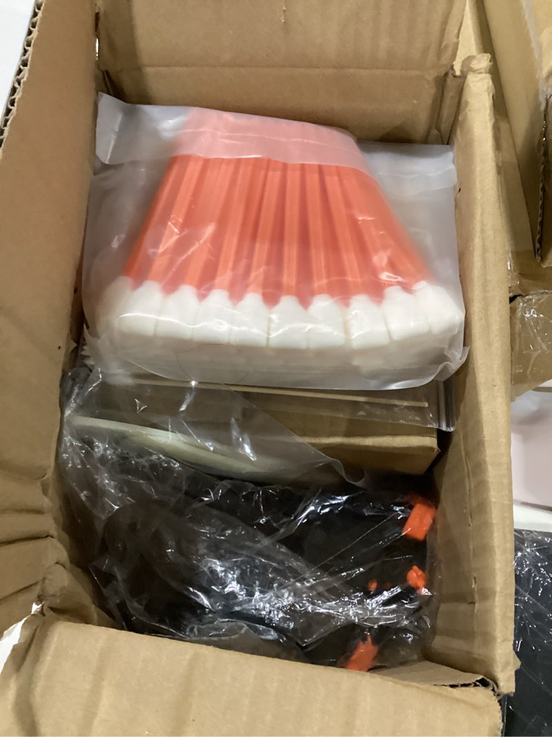 Condition photo showing New/Like New for ummnpr 382 pcs card flattening & cleaning kit, repair tool set with humidor, heat pen, acrylic plates, clamps, 200 swabs for tcg & sports card care restoration and grading prep