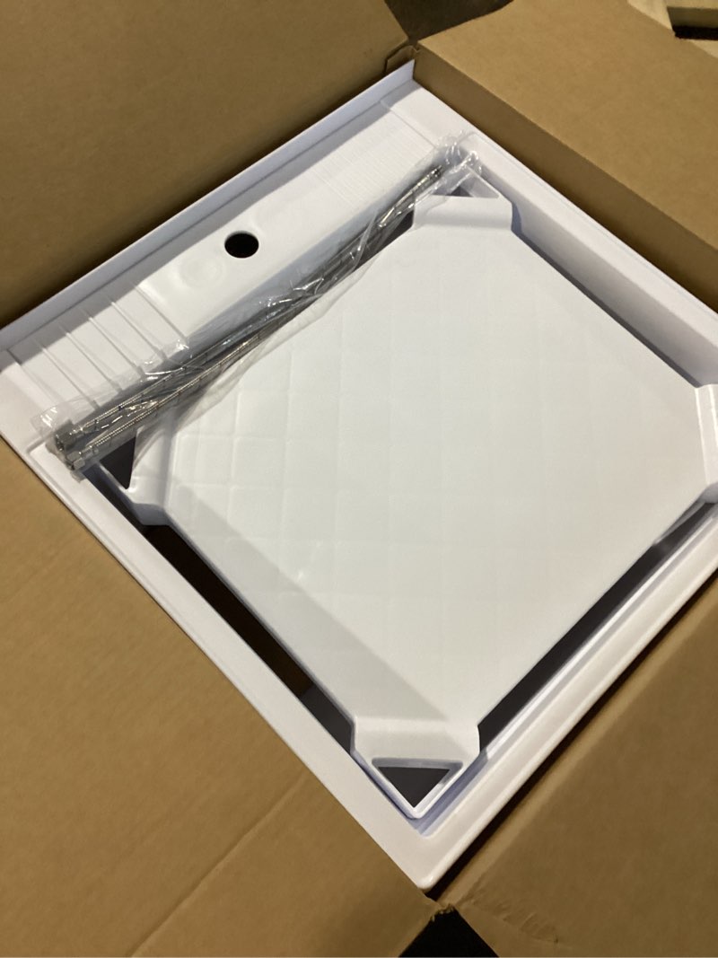 Condition photo showing Good Condition for project source 24-in x 24-in 1-basin white freestanding utility tub with drain and faucet