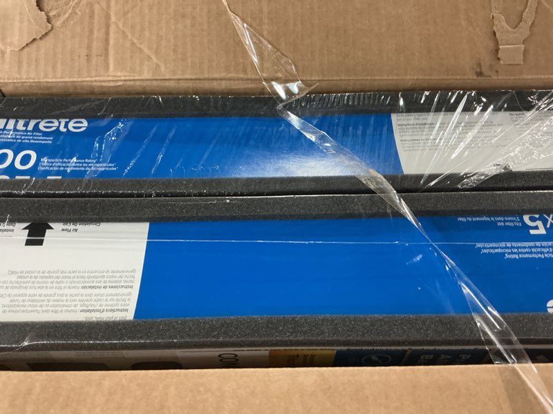 Condition photo showing Good Condition for filtrete 16x25x5 ac furnace air filter, merv 13, mpr 1900, premium allergen, bacteria & virus filter, electrostatic air cleaning filter, 2-pack (actual size 15.75 x 24.13 x 4.88 in) 16x25x5 (standard)