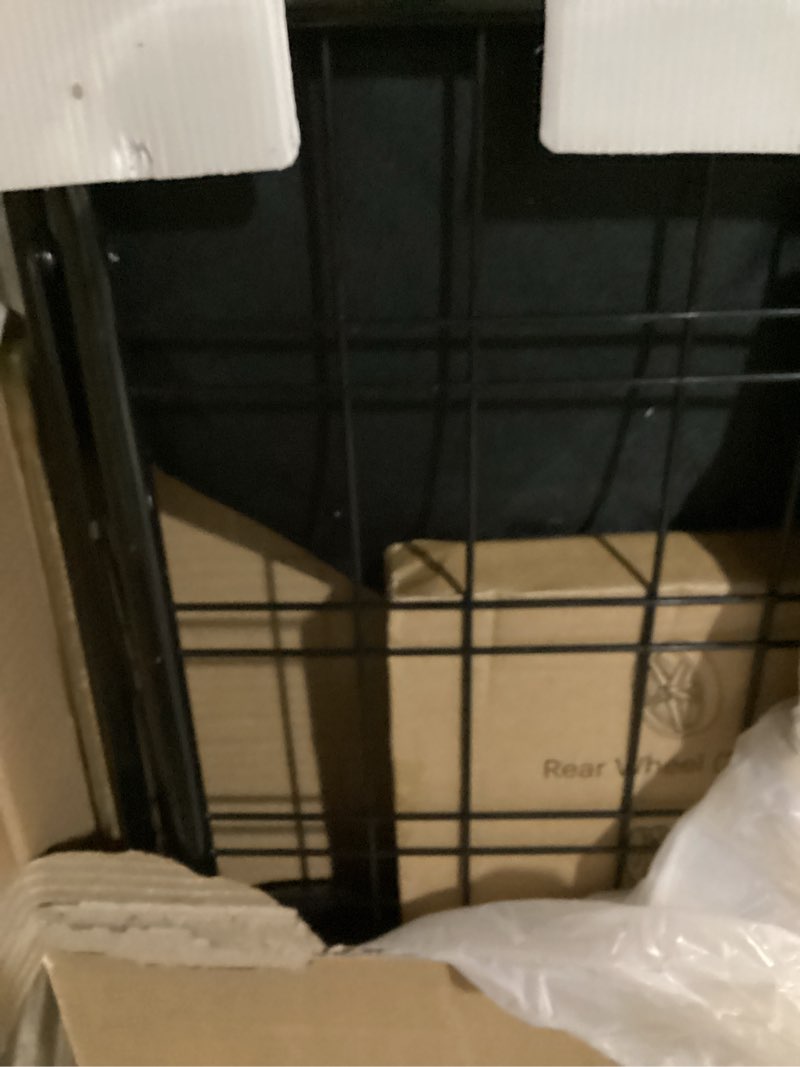 Condition photo showing Good Condition for 450lbs Capacity Shopping Cart,Upgrade Huge Grocery Cart on Wheels,Heavy Duty Foldable Utility Shopping Carts with Double Basket and 360° Rolling Swivel Wheels for Groceries Laundry Transport 1 Super Jumbo