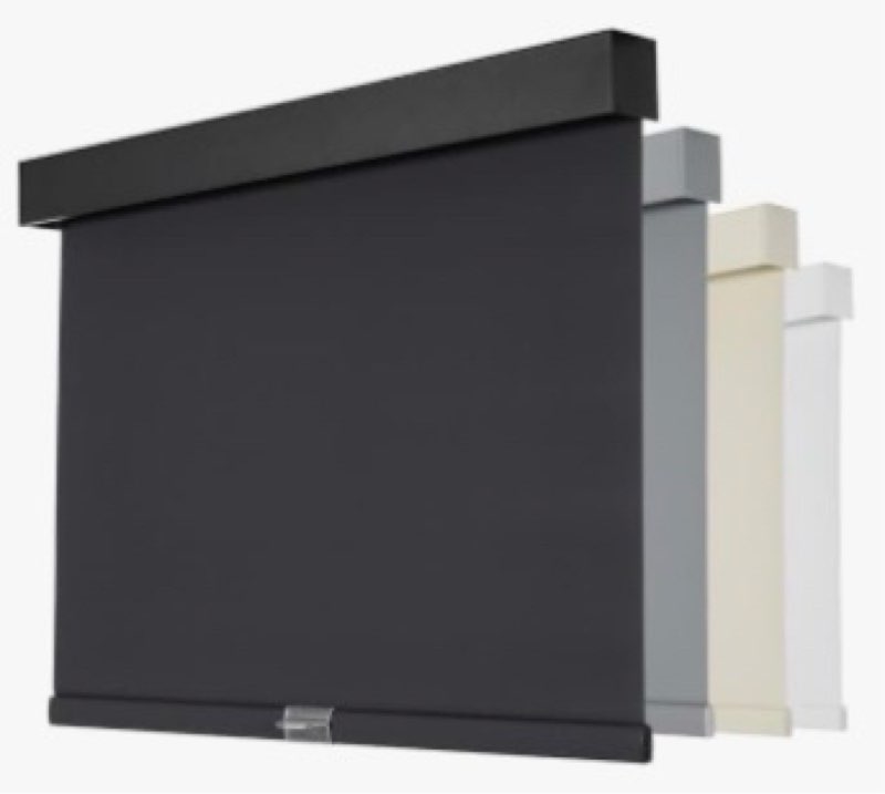 AOSKY Blackout Roller Shades Cordless Blinds for Windows, Free-Stop Shades with Valance, Thermal Ins