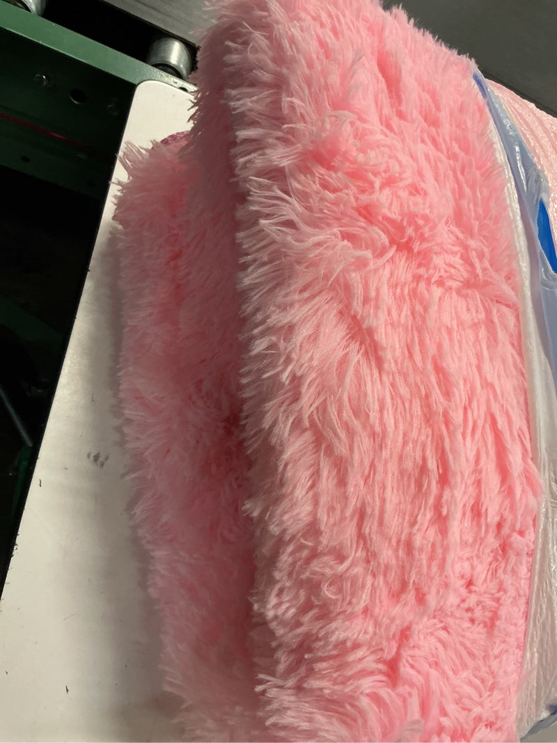 Condition photo showing Good Condition for Pink Fluffy 4x6 Area Rugs for Bedroom Girls, Soft Washable Fuzzy Furry Shag Rug for Kids Room, Nursery, Dorm Decor, Cute Plush Carpet for Baby Toddler Pink 4' x 6' (Rectangular)