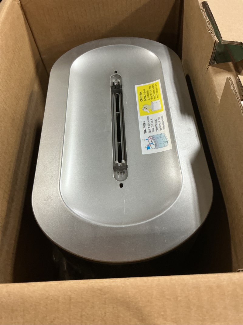 Condition photo showing As Is for Dreo 8L Smart Humidifiers for Bedroom 600ft², 80H Runtime Warm&Cool Supersized Mist Humidifier for Large Room Indoor, Quiet Whole House humidifier for Baby, Plants, with Alexa/Google, Silver, HM717S