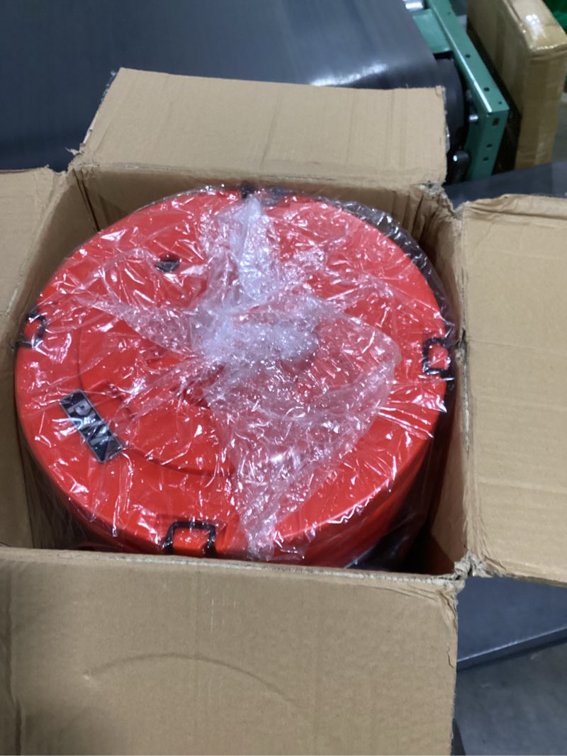 Condition photo showing New/Like New for pyy insulated beverage dispenser 8 gallon - hot drink dispenser with 304 stainless steel interior & spout, commercial thermal container for hot and cold drink, portable outdoors water cooler jug red 8 gallon