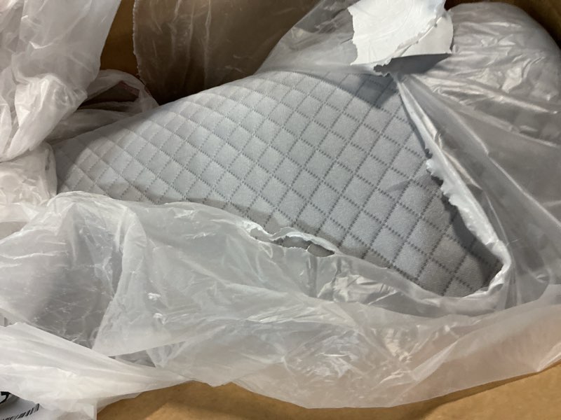 Condition photo showing Good Condition for Knee Wedge Pillow for Post-Surgery Recovery-Leg Elevation Support for Sleep Position, Alleviating Lower Back & Hip Pain Enhancing Circulation in Ankles Legs Triangle Pillow with Removable Cover Dark Gray 21.6*17.8*6.9 Inch?for height over 5'3"?