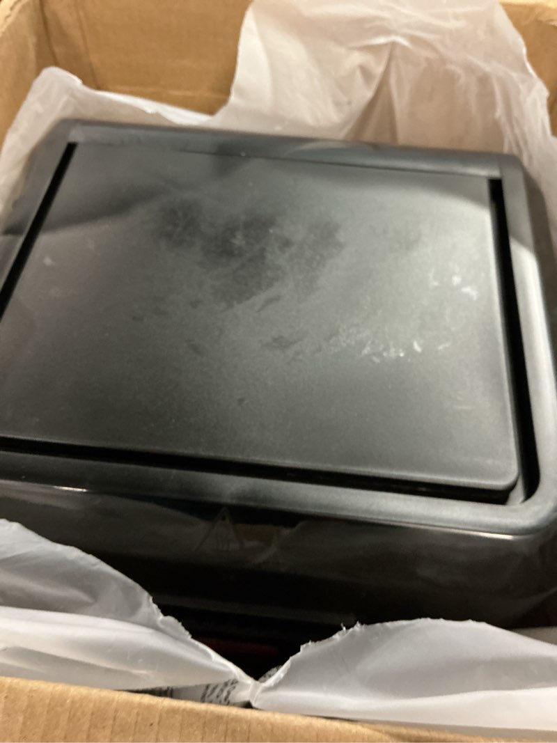 Condition photo showing As Is for Chefman 12-Quart 6-in-1 Air Fryer Oven with Digital Timer, Touchscreen, and 12 Presets - Family Size Countertop Convection Oven, Dishwasher-Safe Parts