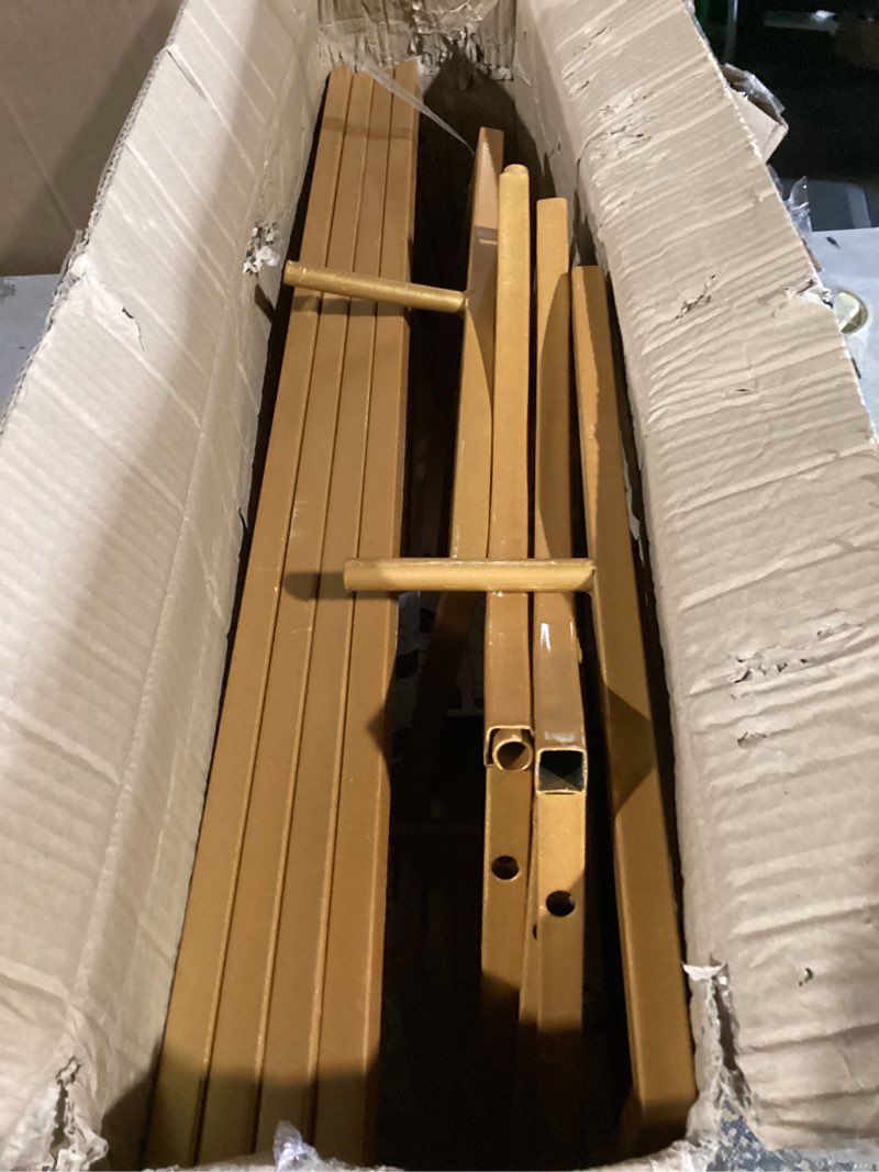 Condition photo showing Good Condition for wokceer wedding arch backdrop stand 7.2ft, 6.6ft, 6ft set of 3 gold metal arch backdrop stand for wedding ceremony baby shower birthday party decor 7.2ft, 6.6ft, 6ft gold