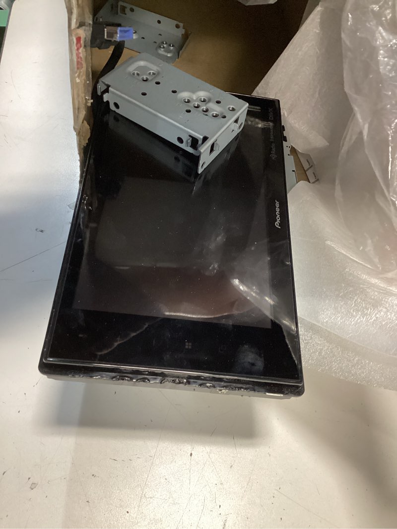 Condition photo showing As Is for Pioneer DMH-C5500NEX 8" Digital Multimedia Receiver - Wired Apple CarPlay, Android Auto, Built-In Bluetooth and Amazon Alexa via App, Capacitive Touchscreen, Double-DIN