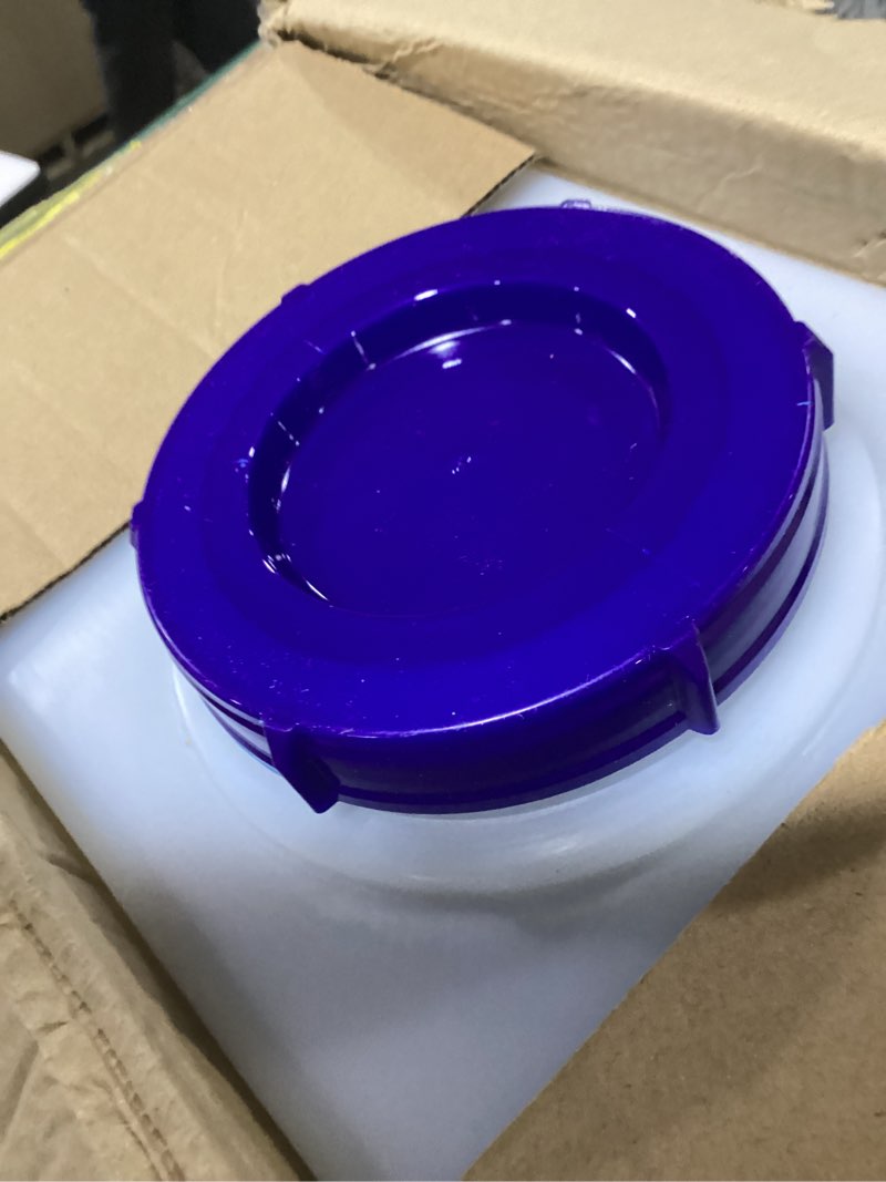 Condition photo showing As Is for akozon rv water storage, 10 gallons rv water storage 19.7 x 15.7 x 7.9in heat cold pe fresh water for trailer boat yacht rv fresh water holding