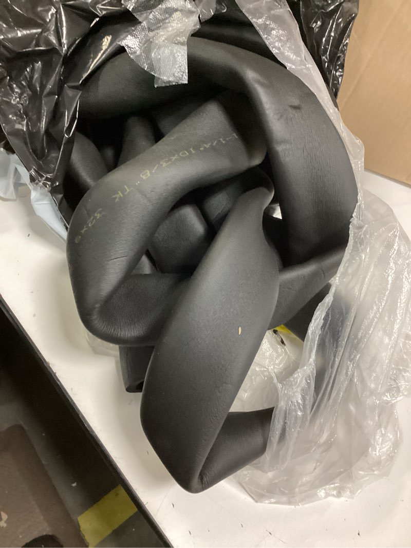 Condition photo showing As Is for PATIKIL 1-1/4"(32mm) ID x 6Ft Pipe Insulation Foam Tube, 3Pcs Pipe Cover Wrap Roll Bar Padding Tubing for Handle Grip HVAC Outdoor Air Conditioner Units, Black 6Ft x 1-1/4" x 2"