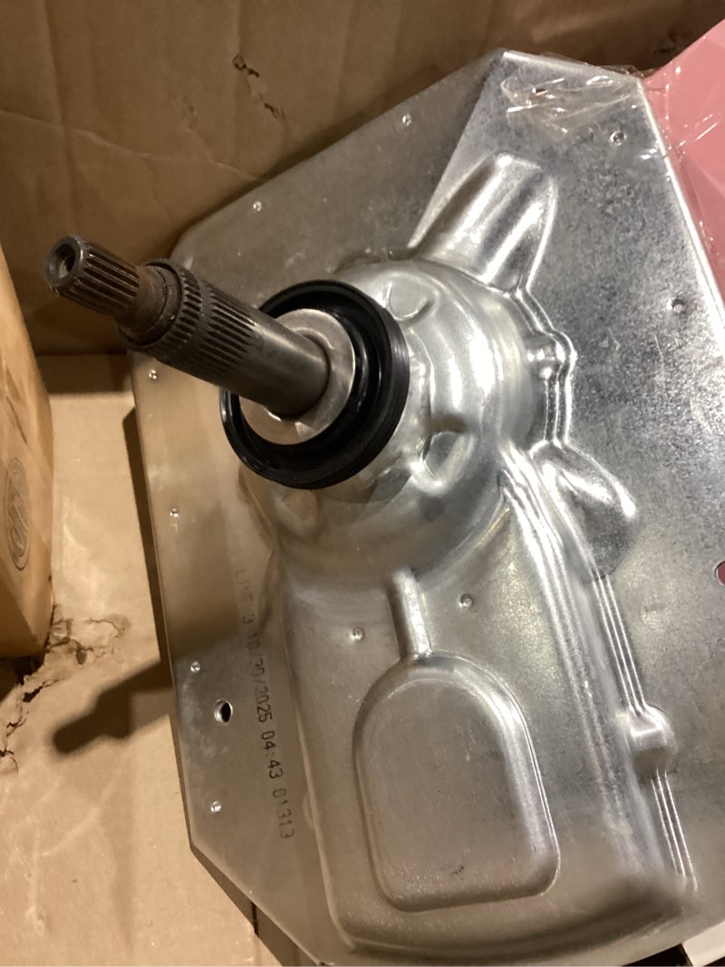 Condition photo showing As Is for whirlpool w11449840 genuine oem washer gear case replacement part - replaces