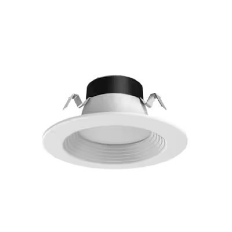 Utilitech White 4-in 1000 -Lumens Switchable white Round Dimmable LED Wet rated Recessed