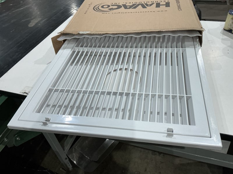 Condition photo showing Good Condition for ht-2x2-rtn quick connect 2 x 2 ft. plastic louvered return