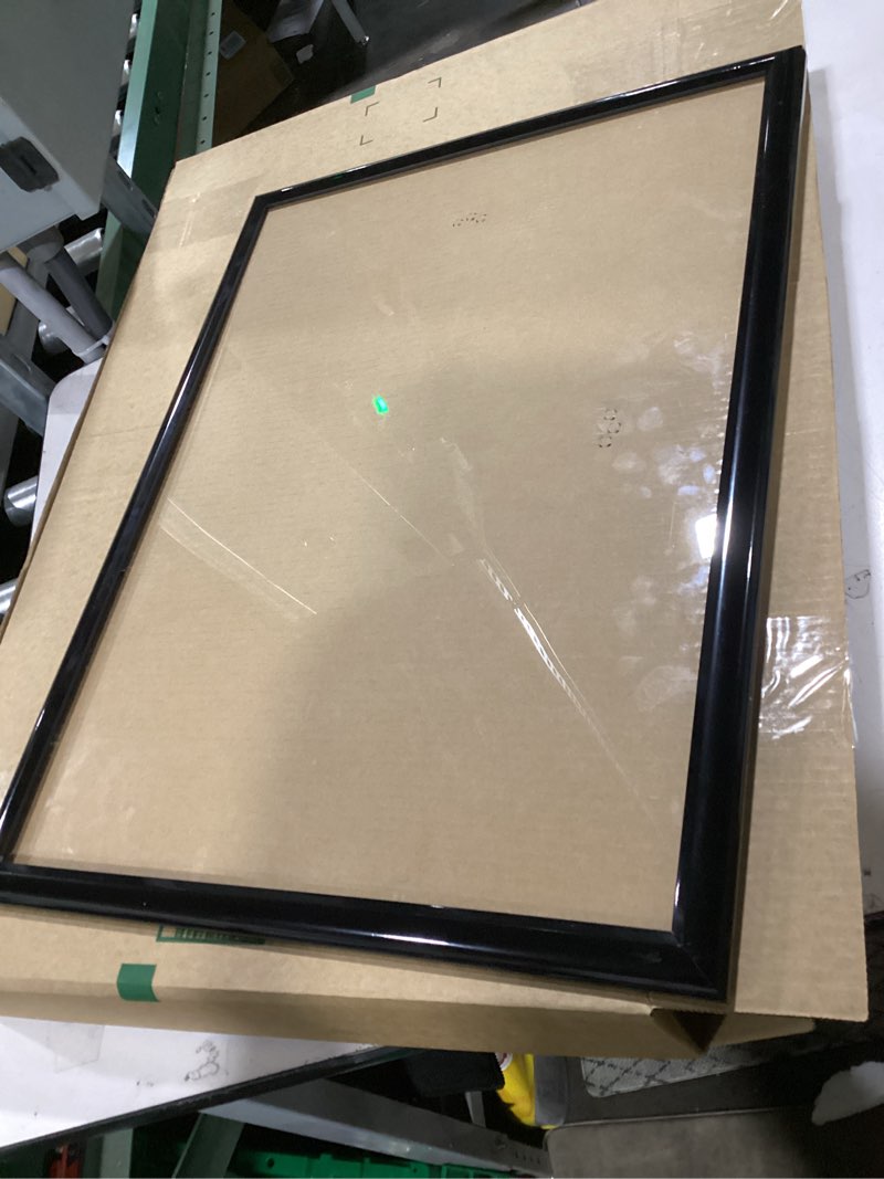 Condition photo showing Good Condition for MCS Studio Gallery Classic 13x19 Picture Frame Natural Woodgrain Engineered Wood, Vertical & Horizontal Wall Hanging Large Picture Frame for Photos, Posters & Art Prints (1-Pack) 13x19 Natural Woodgrain