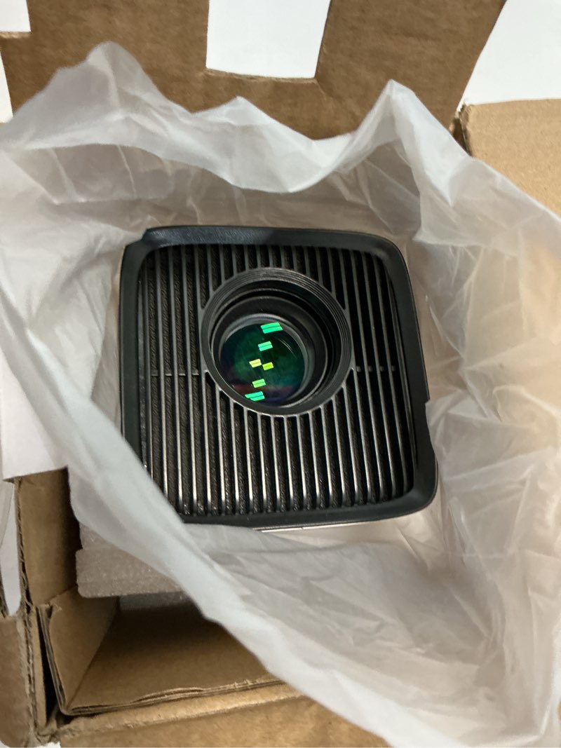 Condition photo showing Good Condition for [built-in apps] clokowe mini projector with wifi and bluetooth, 2026 upgraded 1080p smart portable projector with 180° rotation, auto keystone, compatible with iphone/android/laptop/tv stick/hdmi/usb white