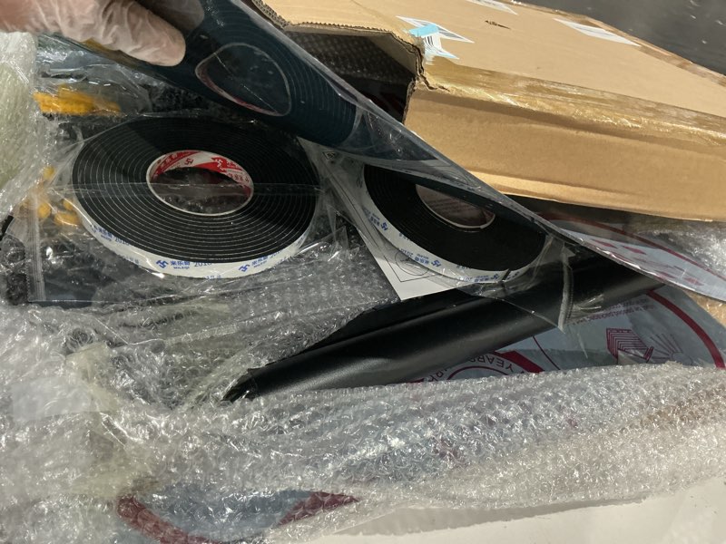 Condition photo showing New/Like New for awning for door entrance, window awnings exterior with aluminum bracket, uv, rain & snow protection, durable polycarbonate canopy for entrance, balcony, garage, gray 60x110cm/24x43in 60x110cm/24"x43" gray