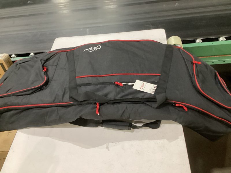 Condition photo showing Good Condition for snigjat 88 key keyboard case with wheels (interior: 56.5"x16.2"x6.8"), soft 88 key rolling keyboard case with detachable paddings & adjustable shoulder straps, full padded piano bag