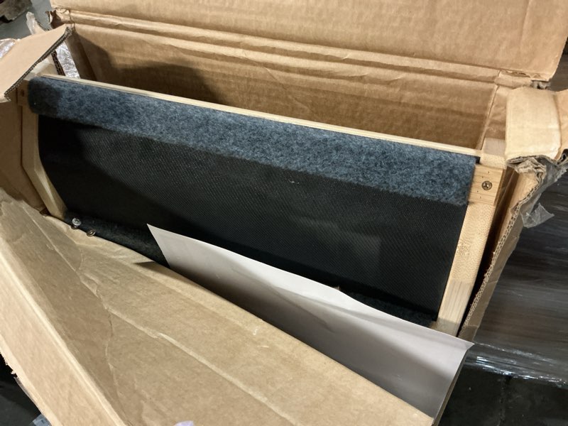 Condition photo showing Good Condition for dog ramp for bed - extra wide 17â€™â€™, non-slip rubber surface excellent traction, pet ramp for small large dogs to get on high couch car, hold up to 200lb, adjustable, foldable brown large