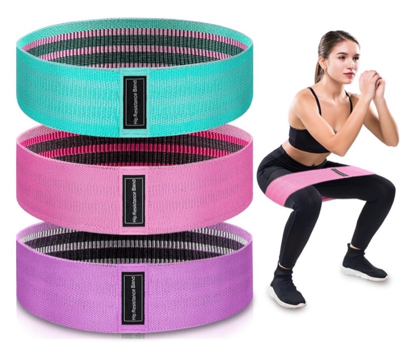 Medium hip resistance band pink, 1 only 