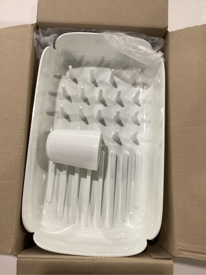 Cotton white plaastic dish dry rack