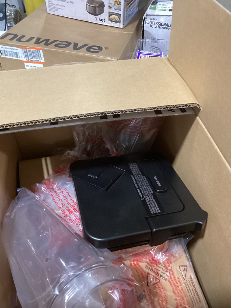 Condition photo showing New/Like New for ninja mega kitchen system (blender, processor, nutri ninja cups) bl770 (renewed)