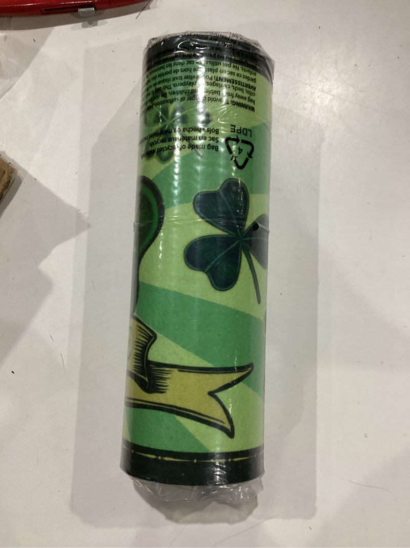 Condition photo showing Good Condition for evergreen sassafras st. patrick's day switch mat inserts, interchangeable front door mat outdoor entrance, indoor door mats for entryway, 22 x 10 inches sassafras shamrocks doormat inserts st. patrick shamrock