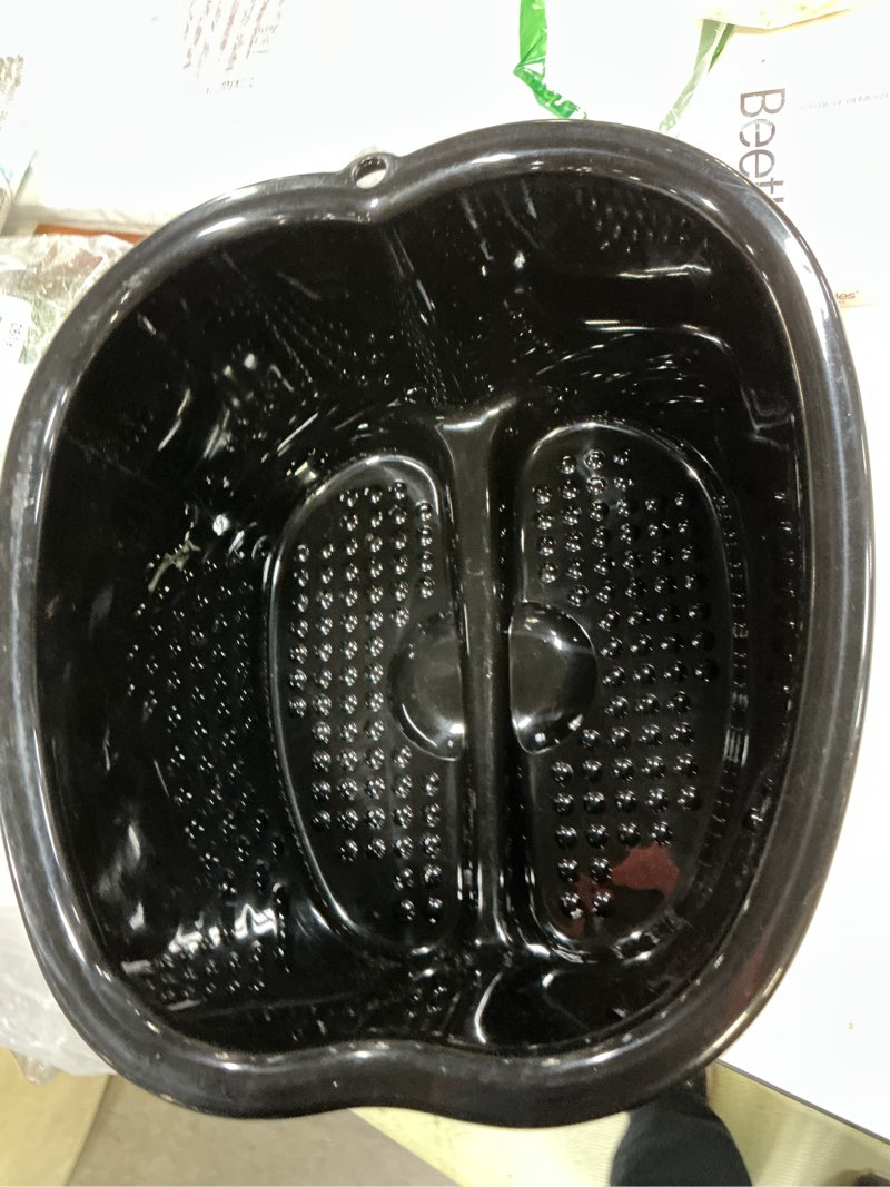 Condition photo showing Good Condition for Mantello Foot Bath, Extra Large, Foot Soaking Tub - Pedicure Bowl - Foot Soak Tub (Blue)