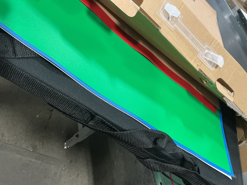 Condition photo showing As Is for Light Box Photography 24"x24" with 240LED Lights and 4 Color Backdrops Photo Box with Lights, Foldable Light Box with Adjustable Brightness, 3000-6500K Dimmable Portable Picture Box Shooting 24" with 3000-6500K