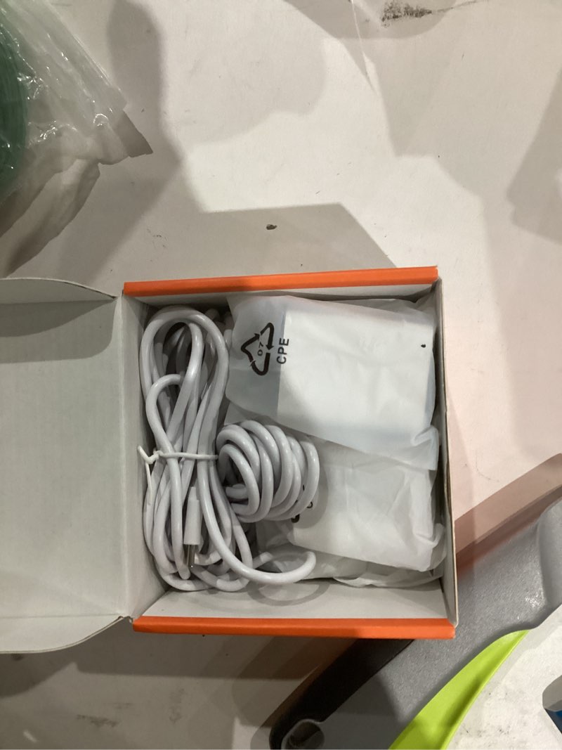 Condition photo showing As Is for LongPlus 5MP Safe View Window Camera: 2 Packs 3K Window Cameras for Home Security Indoor & Outdoor, Anti-Glare Color Night Vision, Human/Car Detection, 24/7 Recording, No Drill Ideal for Apartment White ( 2 Packs )