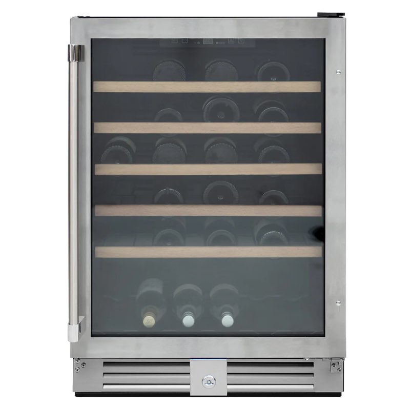 Vinotemp 51-Bottle Single-Zone Wine Cooler (Stainless Steel)