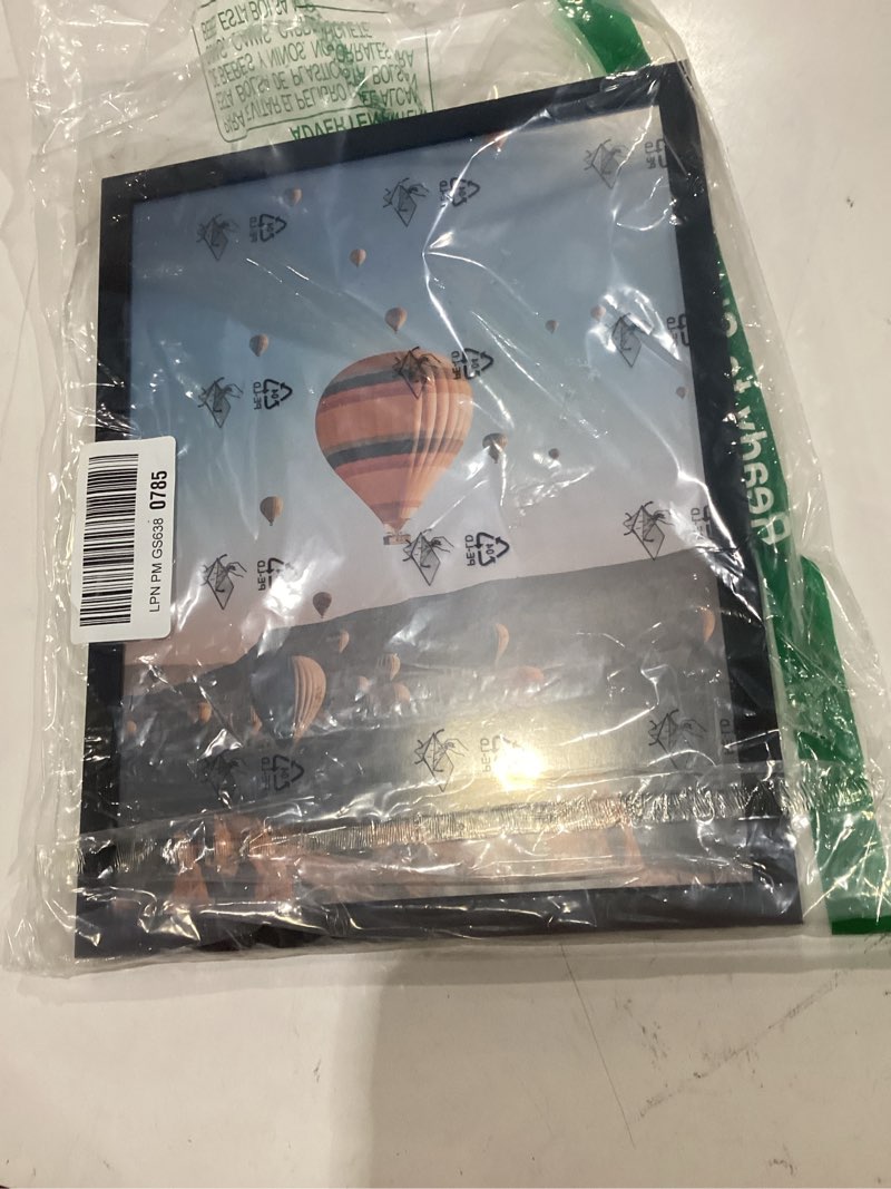 Condition photo showing Good Condition for jcjmy 8.5x11 inch picture frame black for certificate poster and photo, horizontal and vertical formats for wall hanging or tabletop, 8.5x11 frame with shatter resistant plexiglass, black black 8.5x11 inch