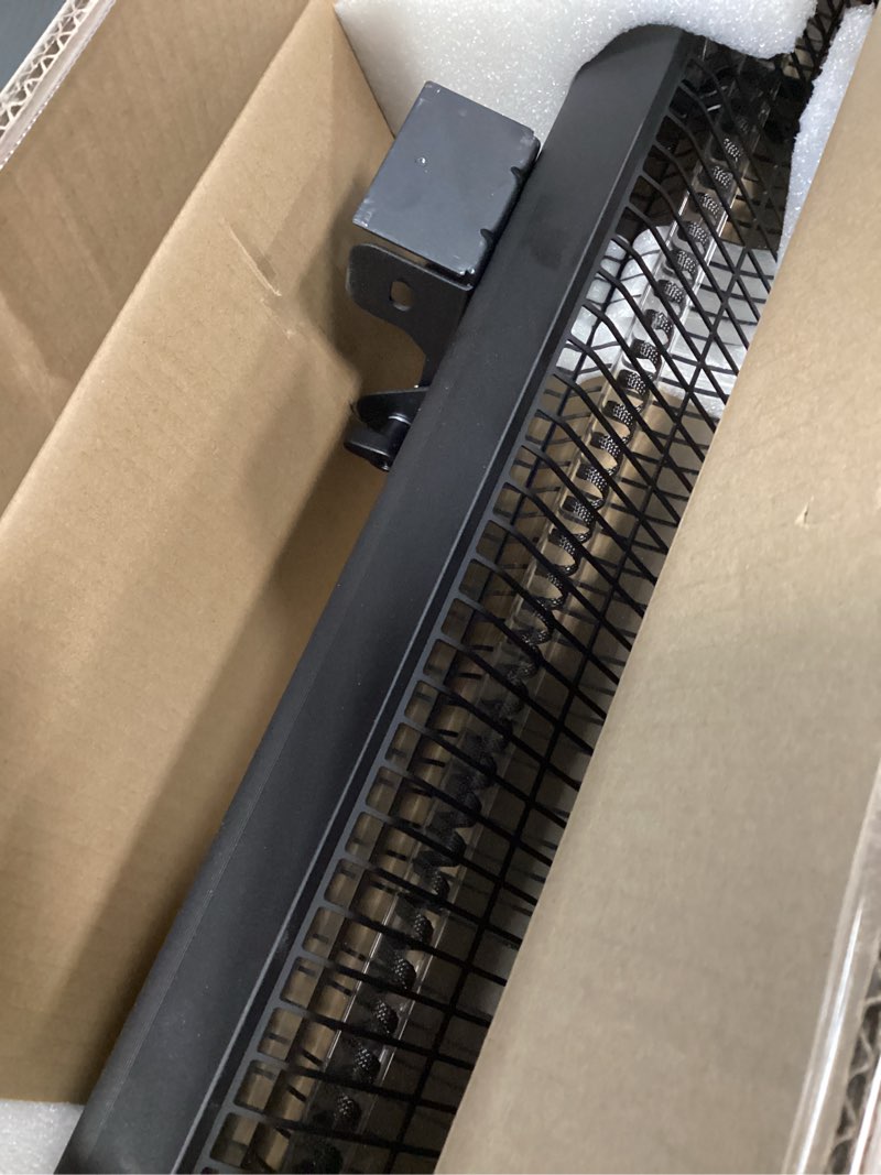 Condition photo showing As Is for Outdoor Heaters for Patio 1500W, 3s Rapid Heating, IP65 Waterproof, 4 Heat Levels, 24H Timer & Memory Function, Touchscreen Electric Infrared Heater for Backyard, Garage, Deck, Black