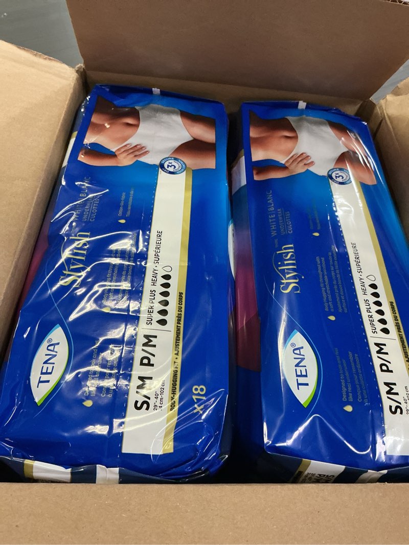 Condition photo showing New/Like New for Tena Sensitive Care Adult Incontinence Underwear for Women, Maximum, XL, 72 Count (Waist Size 45in-58in) X-Large 72