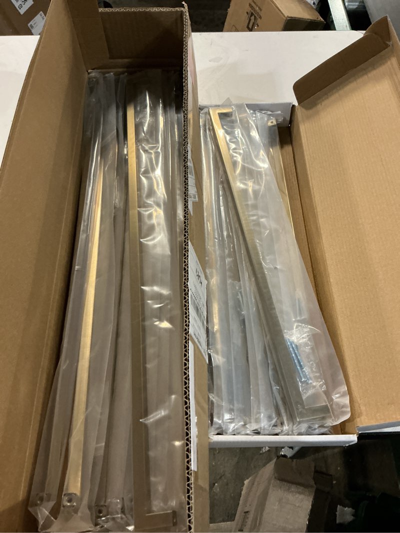 Condition photo showing Good Condition for 10 Pack Extra Long Cabinet Pulls 24 Inch Hole Centers(608mm),Antique Copper Appliance Pulls Square Drawer Handles,Stainless Steel Furniture Hardware 24 inch hole center (608mm) 10 pack Antique Copper