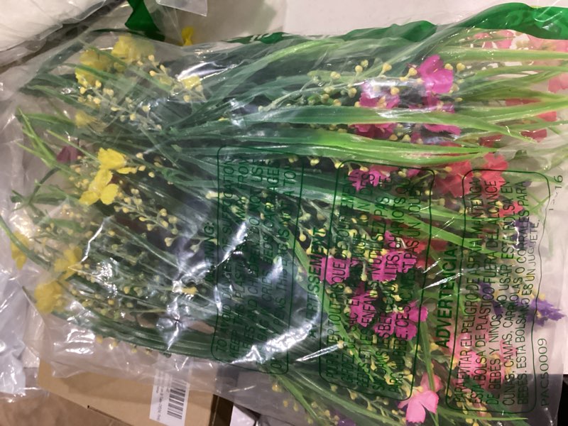 Condition photo showing Good Condition for trytuny 10 pcs artificial plants outdoor,artificial flowers uv resistant fake flowers,fake plastic faux flowers for porch window box home garden decor color02-10pcs