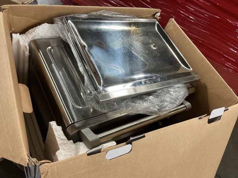 Condition photo showing As Is for Breville Smart Oven Air Fryer Pro Stainless Steel BOV900BSSUSC: Convection Toaster Oven, 1800W, Automatic Shut-Off