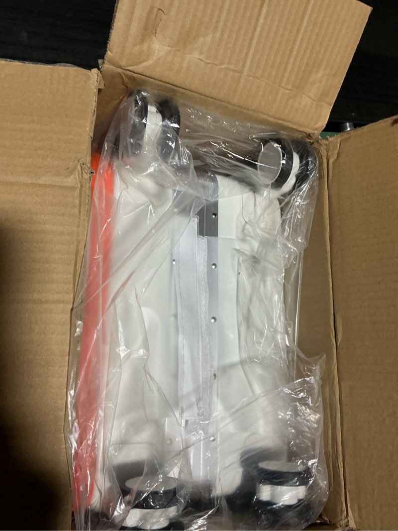 Condition photo showing Good Condition for Joyway Carry on Luggage Airline Approved with Charging Port, Lightweight Hardside 20 Inch Carry-on Suitcase with TSA Lock and Spinner Wheels (White, Carry on luggage with Cover) White Carry on luggage with Cover