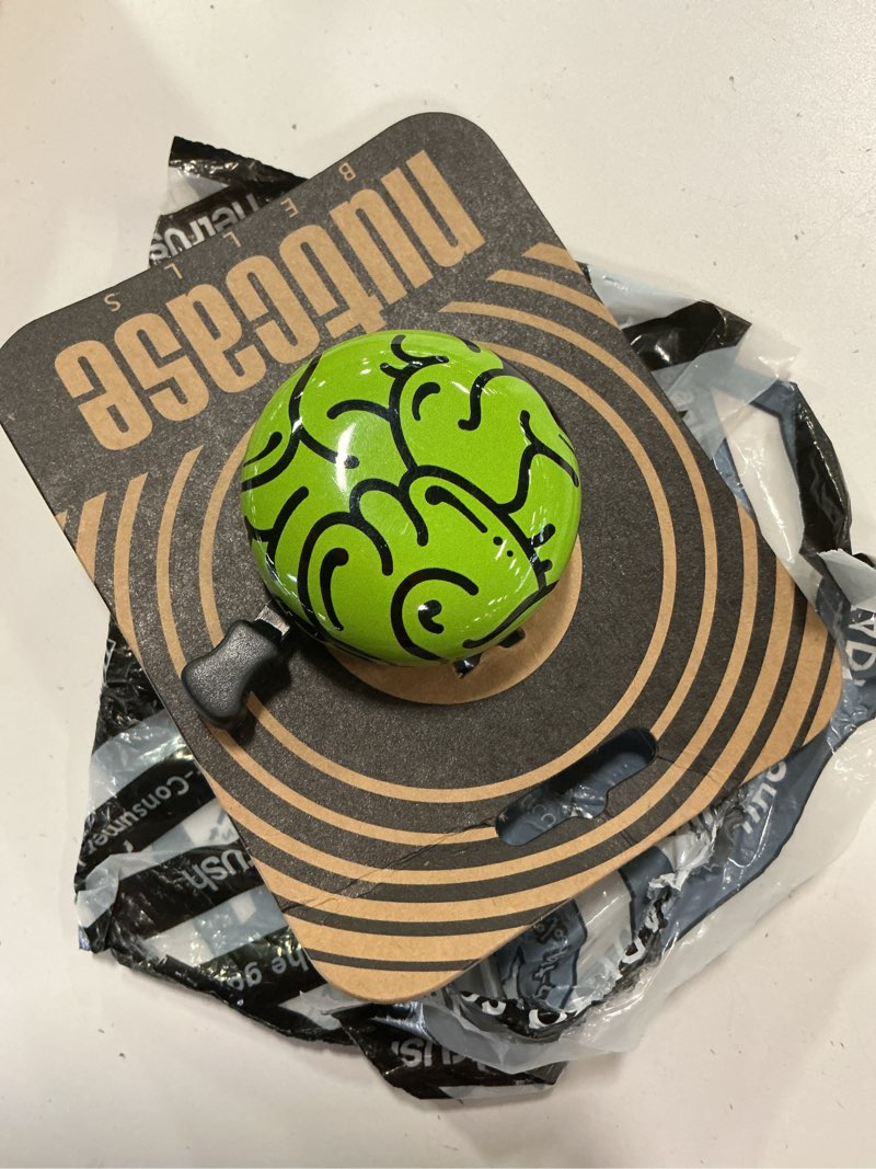 Condition photo showing Good Condition for Nutcase Large Bell, I Love My Brain(pack of 5)