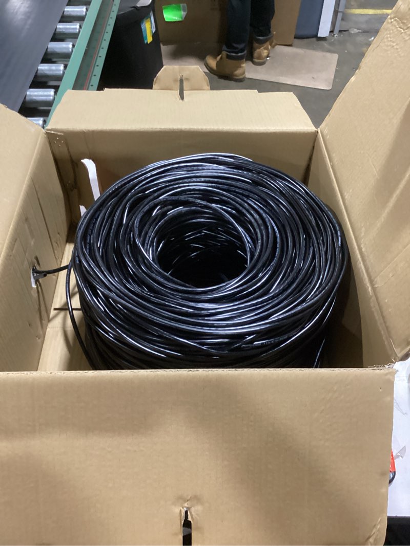 Condition photo showing New/Like New for Cat6 Cable 1000ft - UTP Waterproof, 550MHz, UV Resistant 26AWG Cat 6 Ethernet Cable 1000 ft, Suitable for Indoor and Outdoor Use 1000FT 1