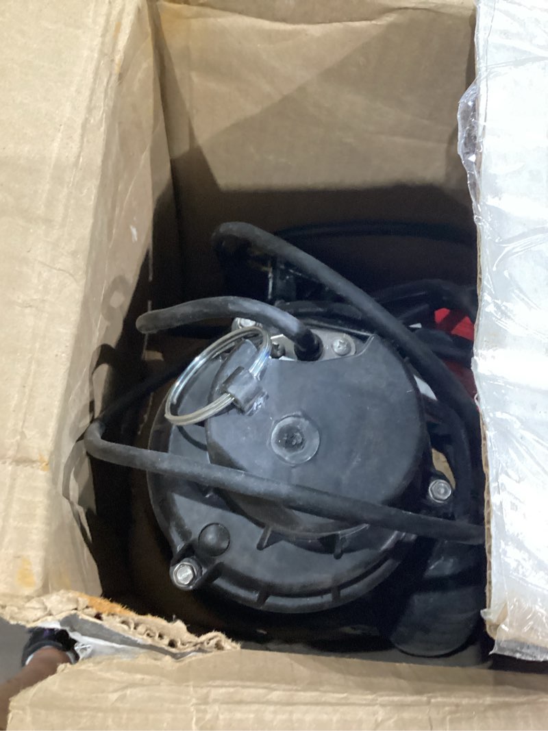 Condition photo showing As Is for wayne cdt50-1/2 hp epoxy coated and cast iron submersible sump pump - up to 5,100 gallons per hour - long lasting and durable construction