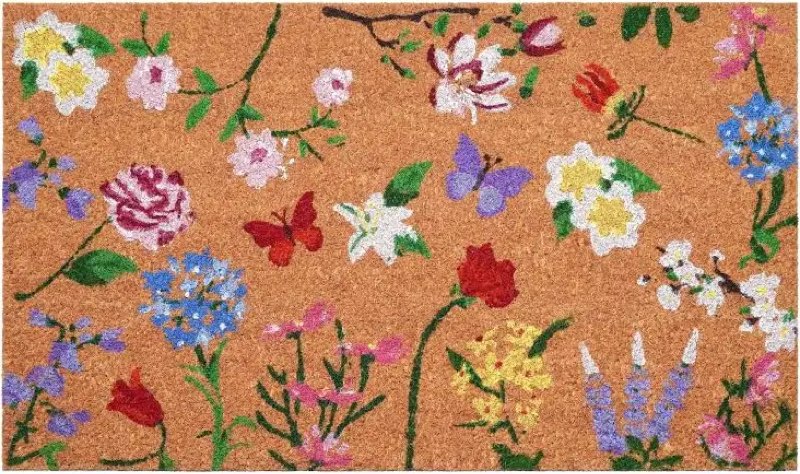 calloway mills 114591729 butterfly garden doormat