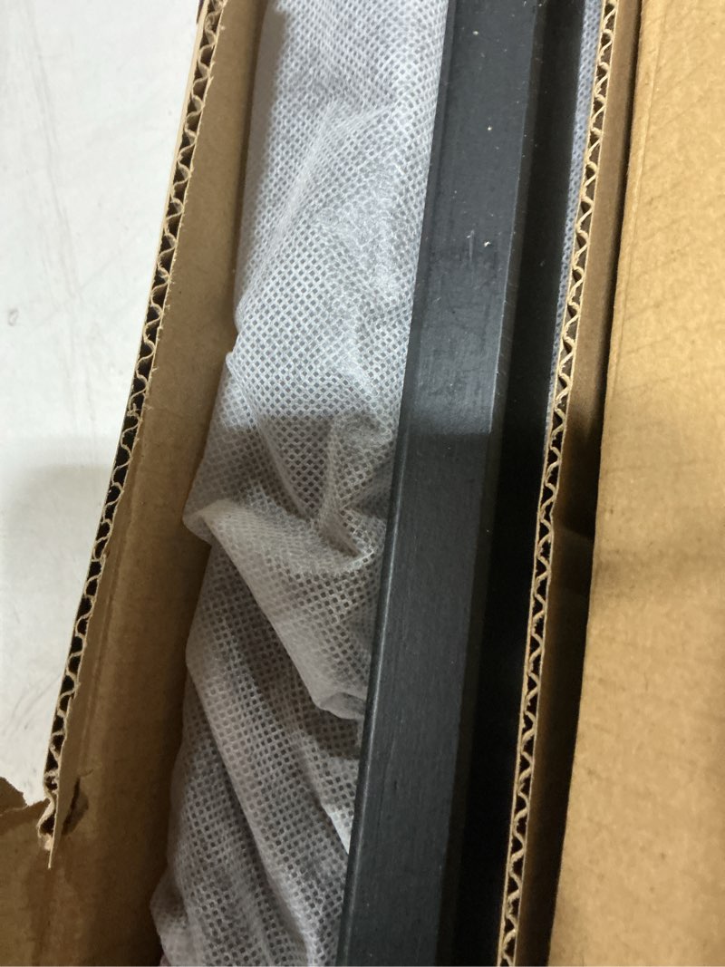 Condition photo showing Good Condition for Large A-Frame Wooden Painting Display Black Easel, Large Adjustable Pine Wood Standing Easel Holding Canvas Up to 60'', Solid Wood for Display, Wedding Sign or Painting-Black