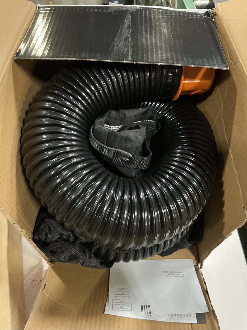 Condition photo showing As Is for WORX Leaf Collection System for WORX Leaf Blower & Leaf Vacuum with a 5” Inches Tube, WA4054.2 WA4054.2 LeafPro Collection System