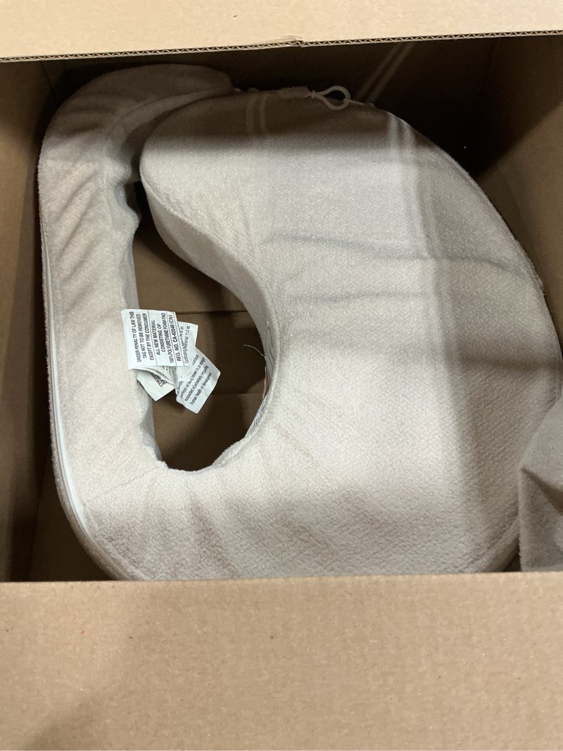 Condition photo showing Good Condition for my brest friend nursing pillow - deluxe - enhanced comfort w/slipcover - ergonomic breastfeeding pillow for ultimate support for mom & baby - adjustable pillow w/handy side pocket, soft sand