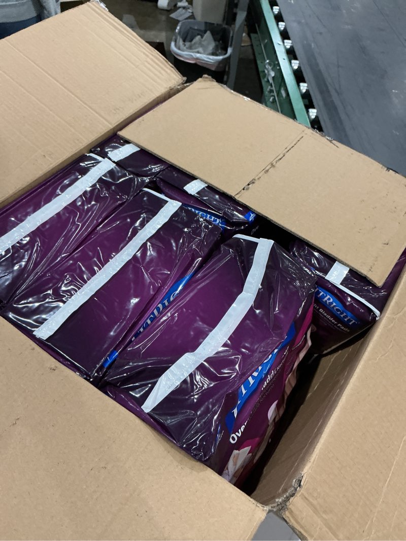 Condition photo showing Good Condition for fitright bariatric adult diapers, ultra heavy absorbency, 5xl (waist size 90in-106in), 32 count, disposable incontinence briefs for men and women, moisture-wicking, leak protection, 32 count 5xl