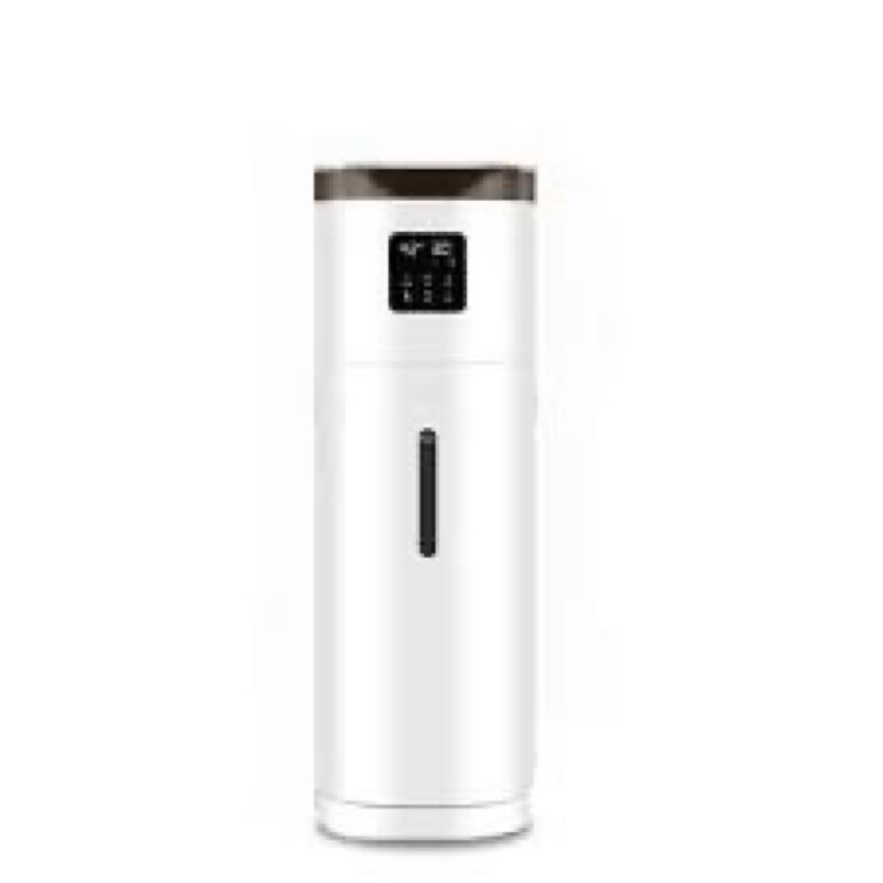 logo1 woman freelancer uses a household humidifier in the workplace at home office with a laptop and documents. products standing floor humidifier bzt-161d standing floor humidifier bzt-161d standing floor humidifier bzt-161d