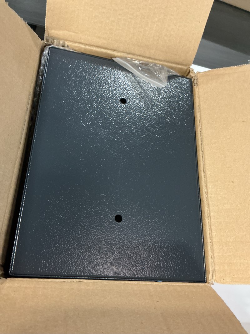 Condition photo showing Good Condition for PATRON Small Safe Box for Money with Code and Keys?Solid Mini Safe for Kids with Digital Electronic Security Keypad for Home Office Hotel,Personal Money Safes for Cash,0.236 Cuft (Black) 0.236 Cu.Ft. Safe